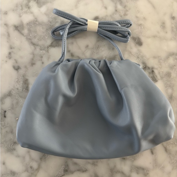 Blue/grey pouch bag - Picture 2 of 6